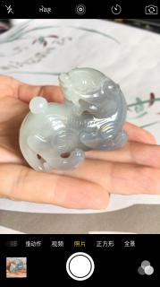 和田玉貔貅小摆件 64克