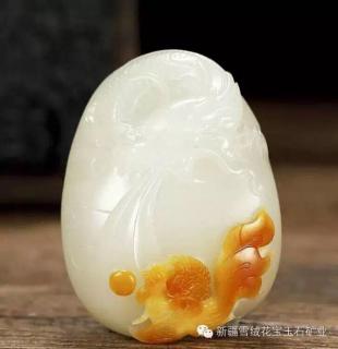 和田玉的聚皮-新疆和田玉